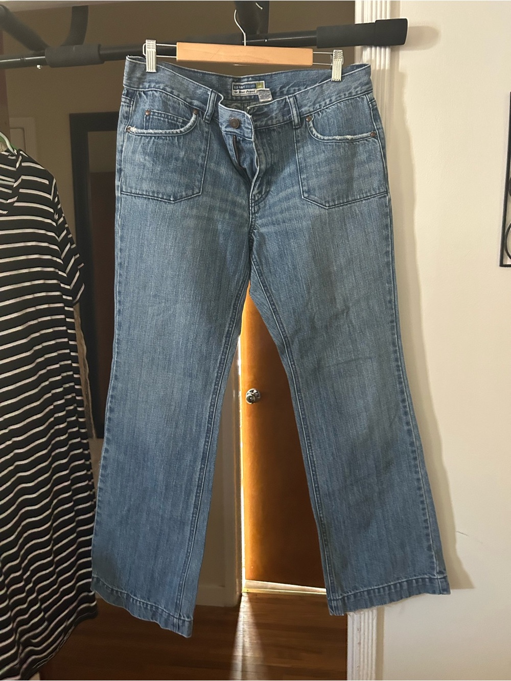 Old Navy Light Blue Flare Jeans